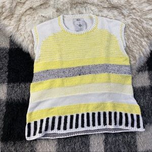 Risto multi pattern sweater vest as top xl